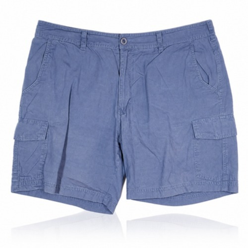 Columbia Cargo Shorts Mens 40 Blue Cotton Canvas Outdoor 8 Inseam